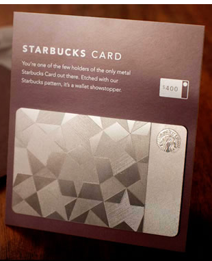 Starbucks Metal Card: Limited Edition