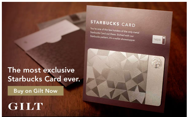 Starbucks Metal Card: Limited Edition