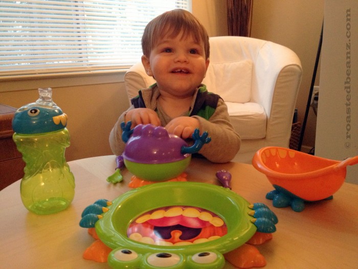 © Rasted Beanz: Nuby USA iMonster Toddler Feeding Series