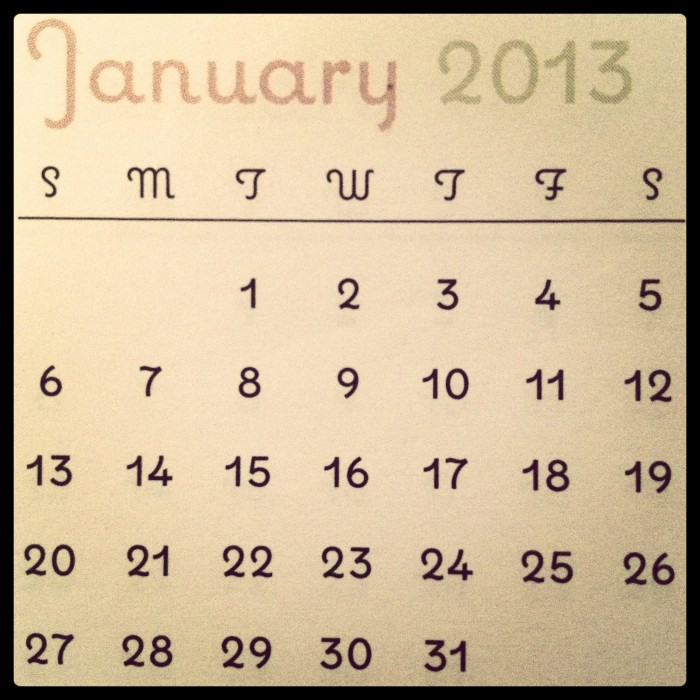 Roasted Beanz: 2013 Holidays #January