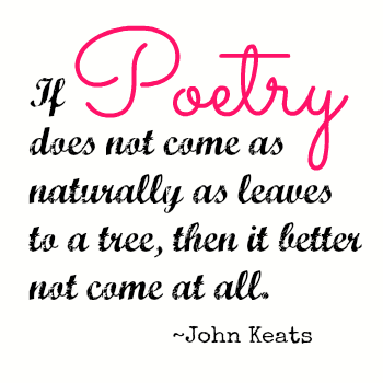 © roastedbeanz.com: John Keats quote