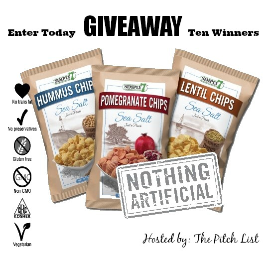Roasted Beanz: Simply 7 Snack Chip Giveaway