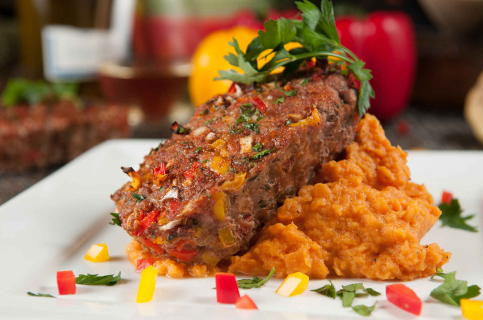 Relished on Roasted Beanz: Mini Turkey Meatloaf With Whipped Candy Yam