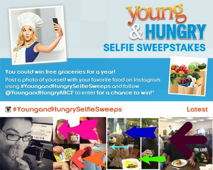 Young & Hungry Selfie Sweepstakes