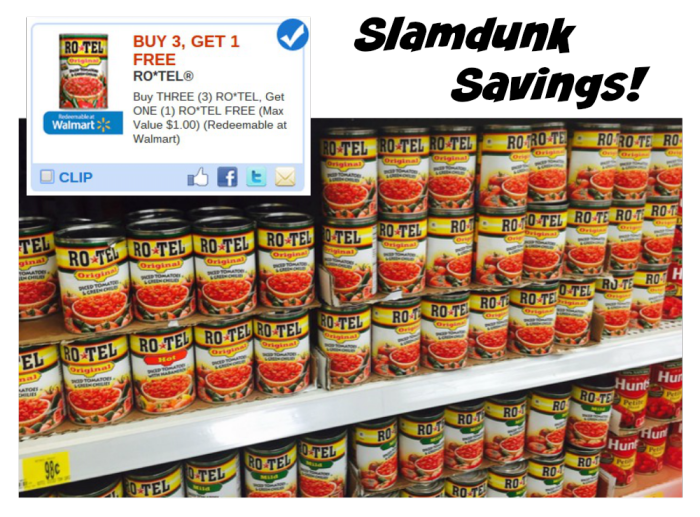 Slamdunk Savings With Rotel At Walmart © www.roastedbeanz.com #JustAddRotel #ad #collectivebias #shop