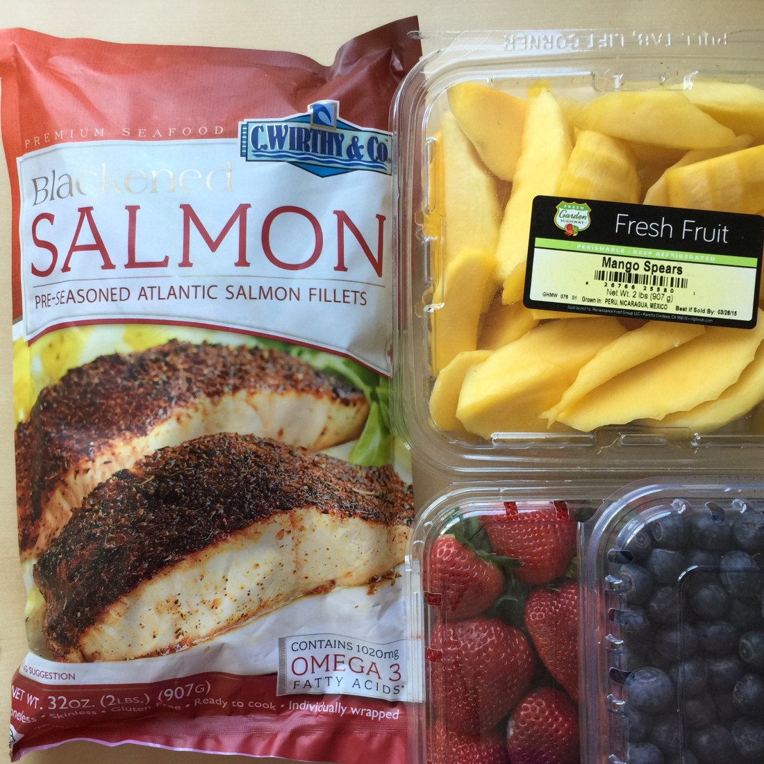 Sam’s Club Seafood: Blackened Salmon And Fruit Salsa! ☕ Roasted Beanz