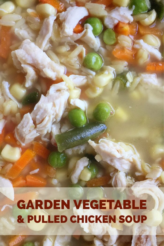 Garden Vegetable And Pulled Chicken Soup Recipe On International Cook With Your Kids Day © www.roastedbeanz.com #BensBeginners #UncleBensPromo [AD] #CollectiveBias #shop