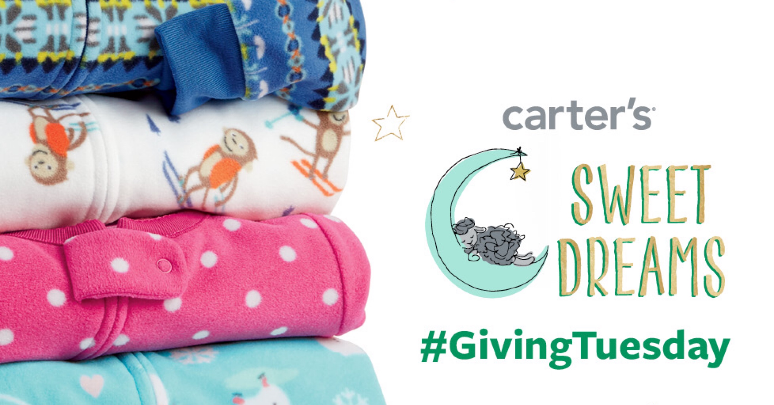 Giving Tuesday and Carter's Sweet Dreams Pajama Program © www.roastedbeanz.com #GivingTuesday #CartersSweetDreams [AD]