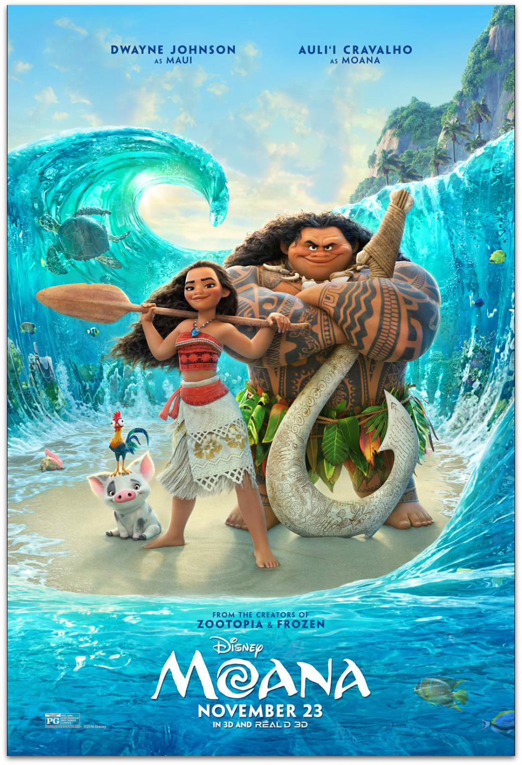 Disney Moana in 3D Movie Review © www.roastedbeanz.com #Moana #rwm [AD]