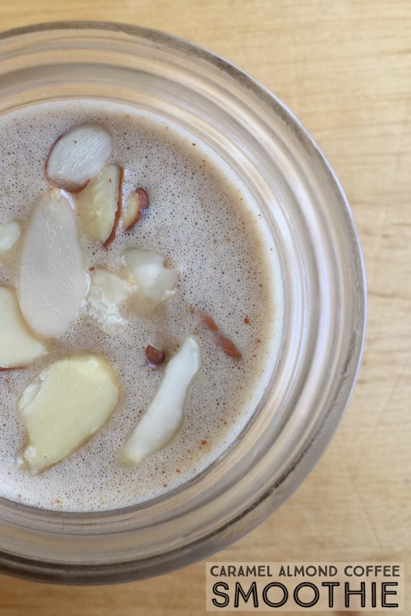 Give Your Morning A Swirl With This Caramel Almond Coffee Smoothie ☕