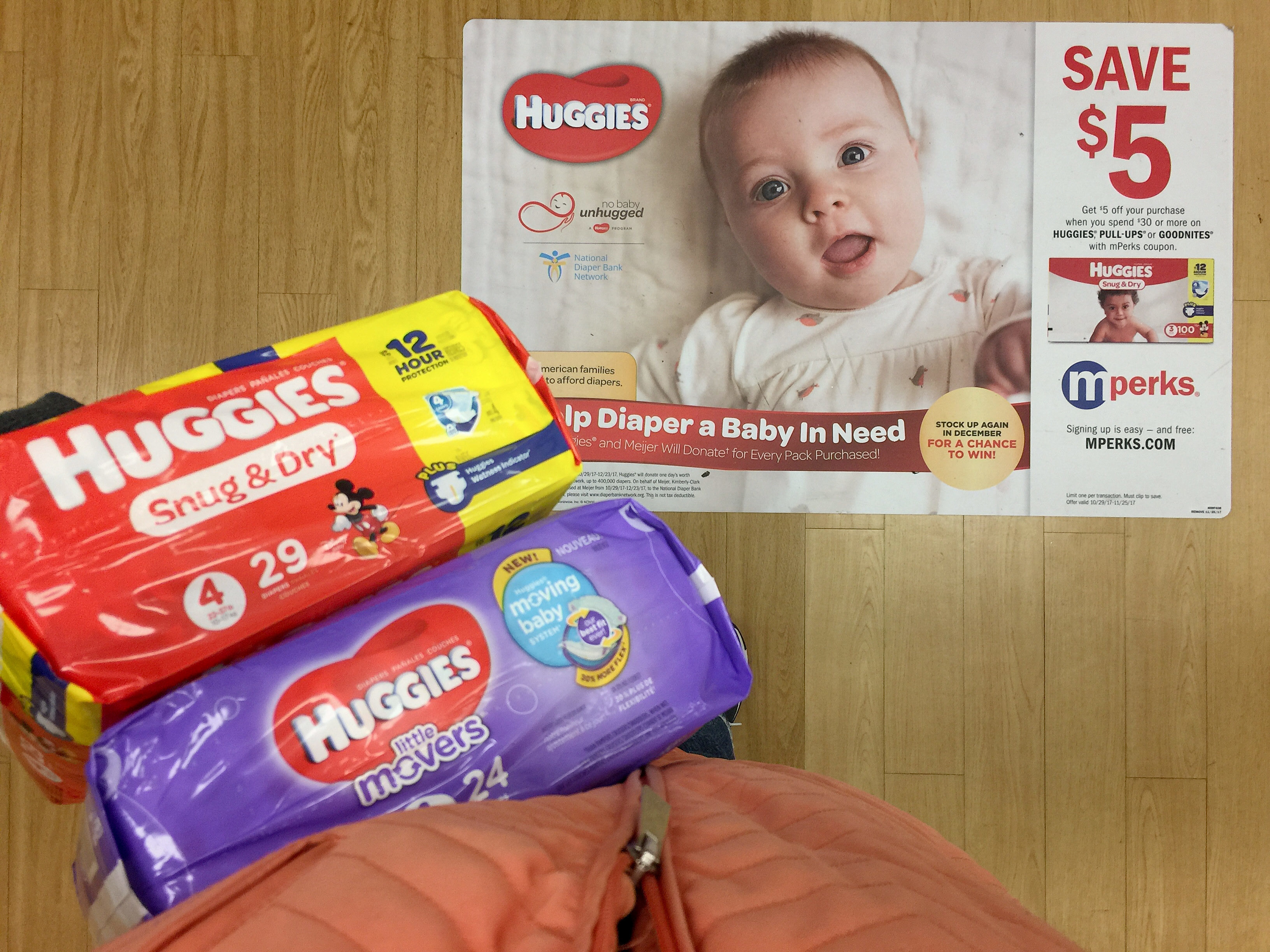 No Baby Unhugged At Meijer And WIN Diapers for a year! ©www.roastedbeanz.com [AD] #DiaperNeed #Hugs4Huggies